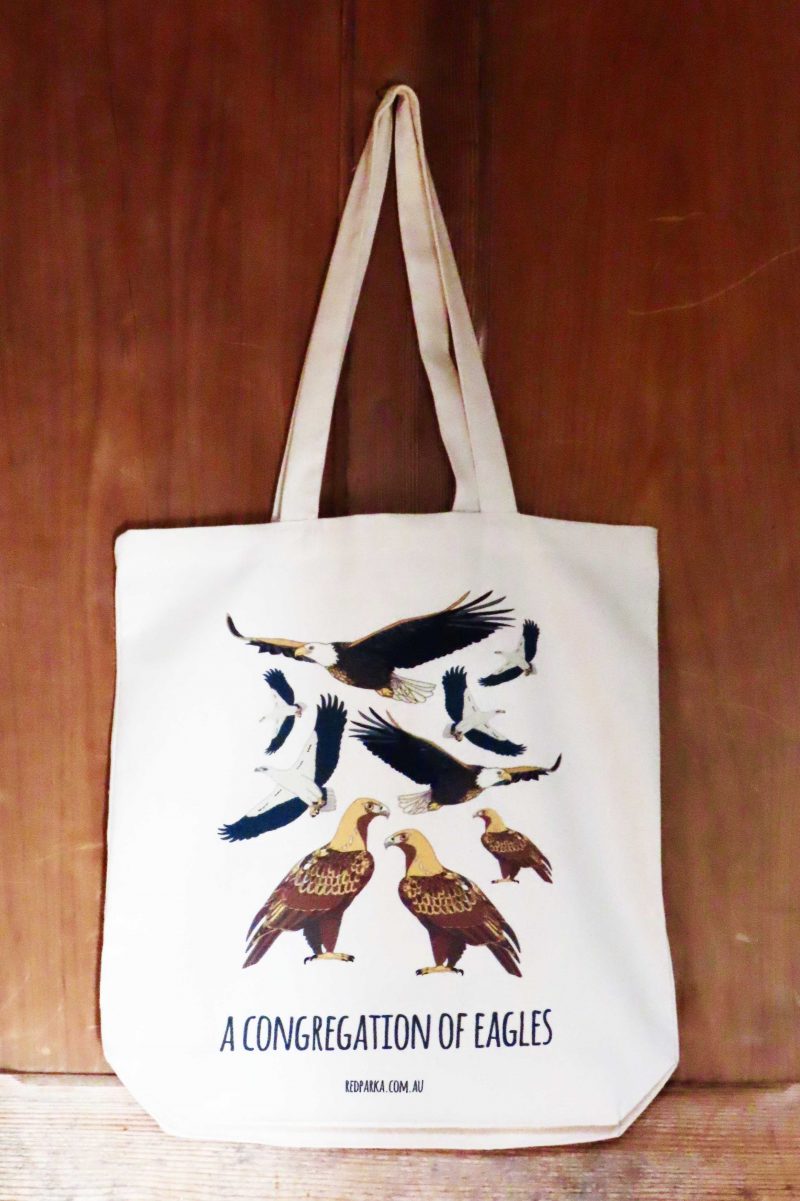 Congregation of Eagles Tote Bag